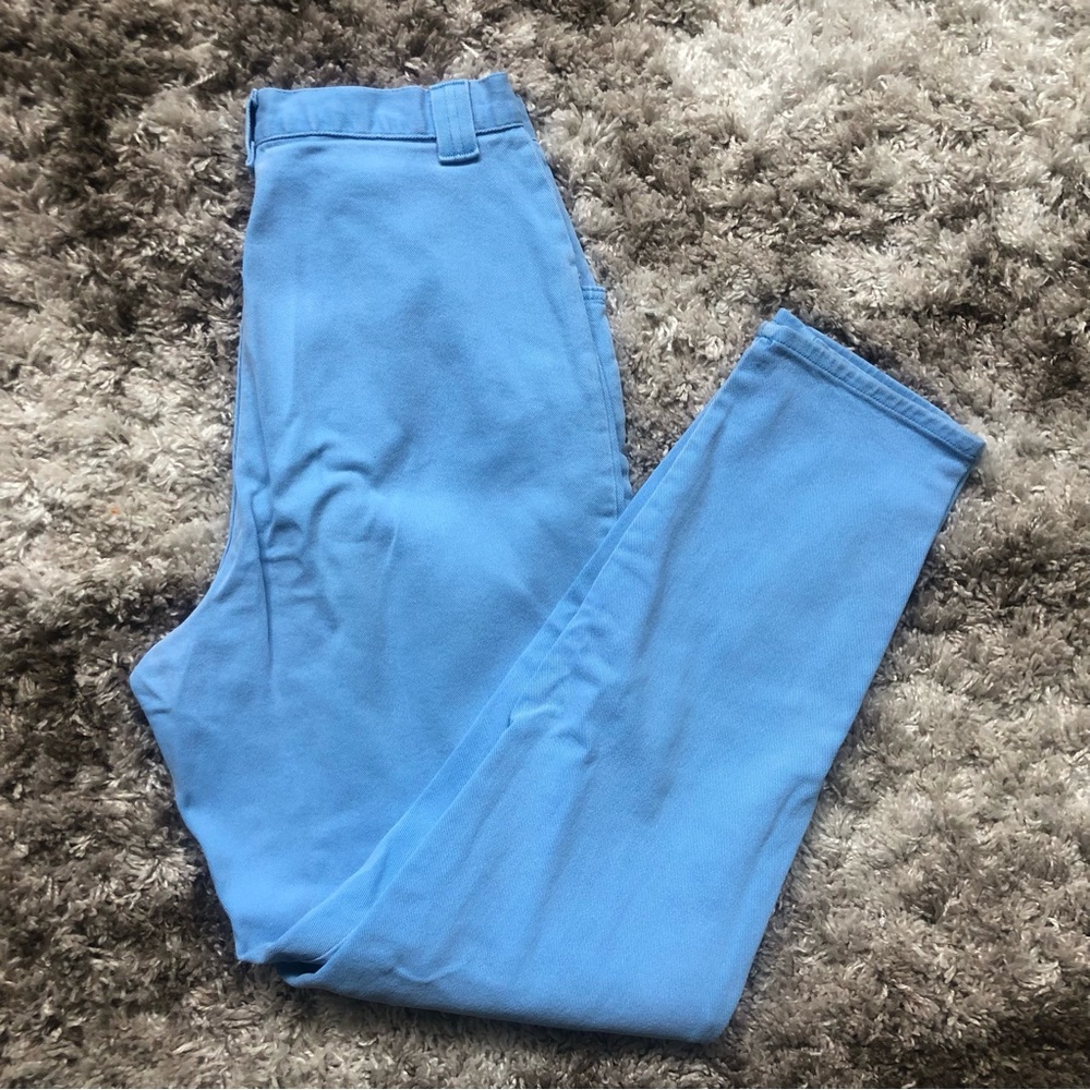 Vintage Bonjour Baby Blue High Waist Jeans